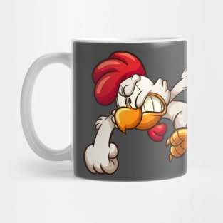 Angry cartoon chicken Mug